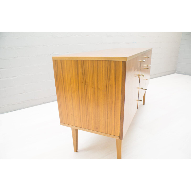 Vintage Scandinavian sideboard in walnut