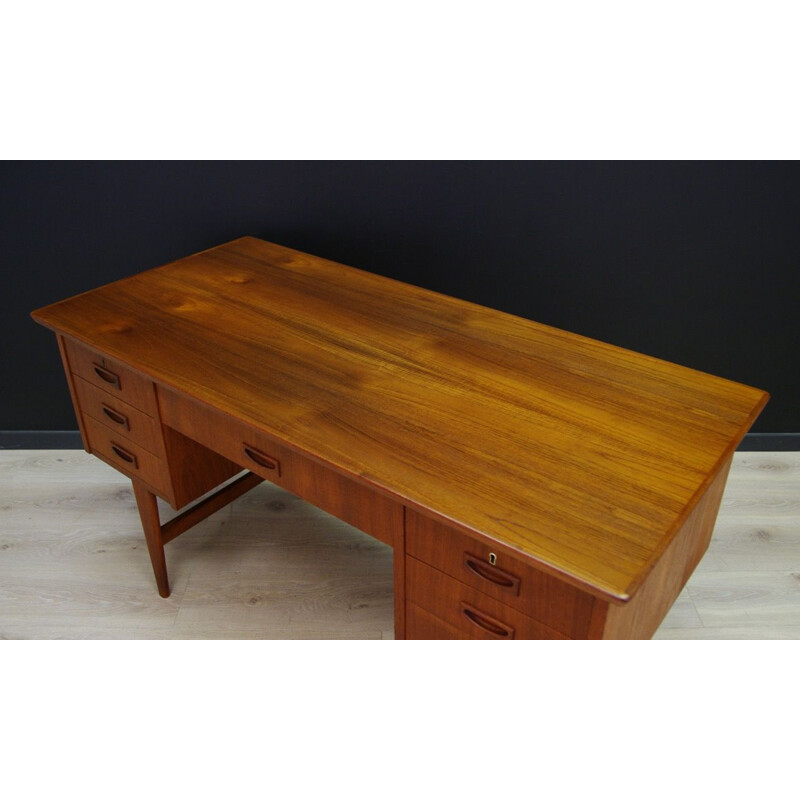 Vintage Scandinavian desk in teak