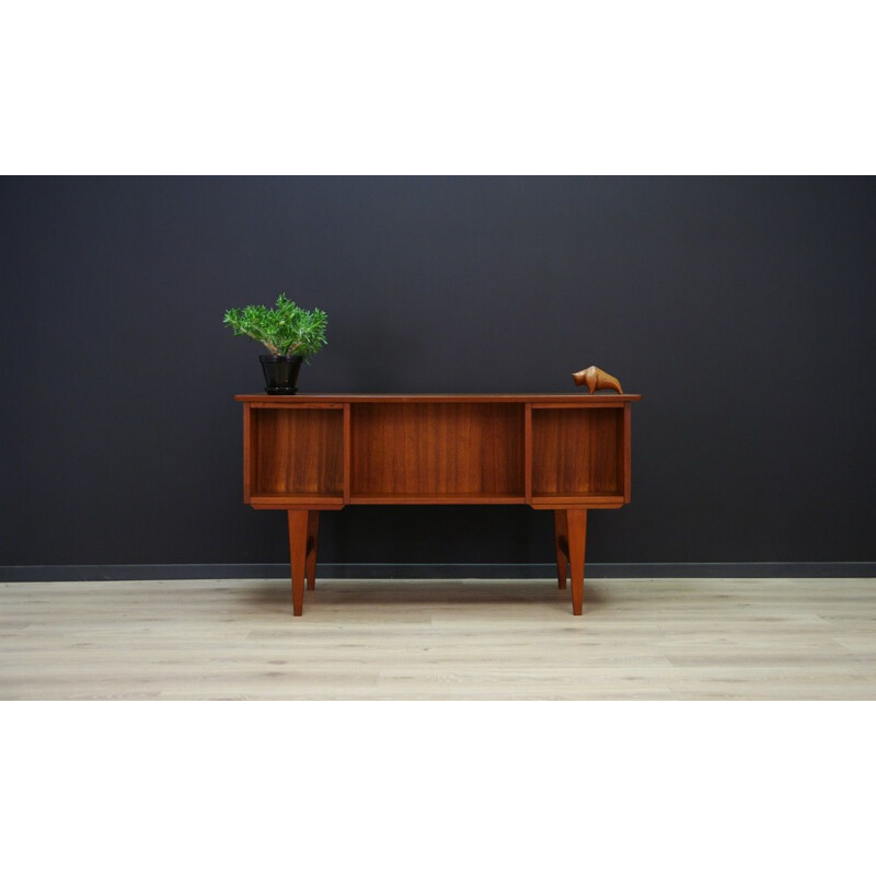 Vintage Scandinavian desk in teak