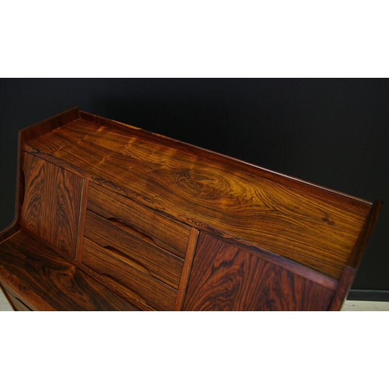 Vintage Danish secretary in rosewood