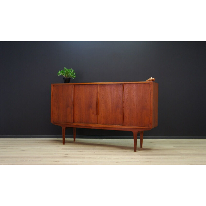 Vintage Danish highboard in teak