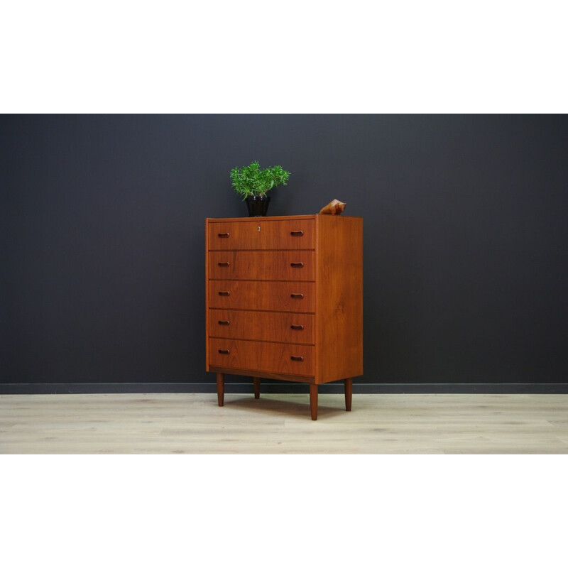 Vintage Danish chest of drawers in teak