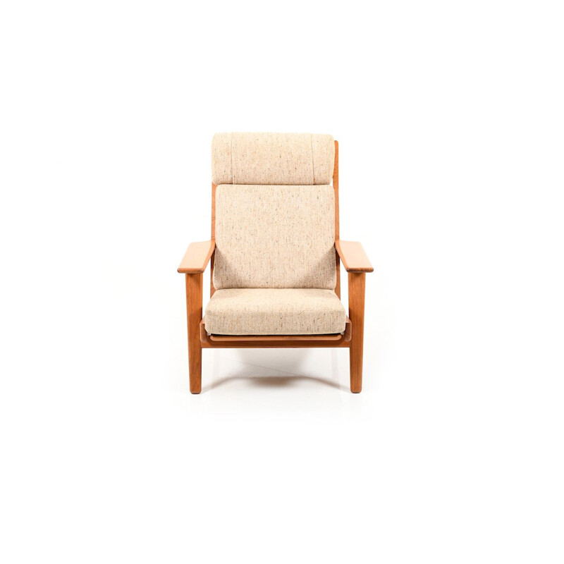 Vintage lounge chair "GE-290" in teak by Hans J. Wegner for Getama