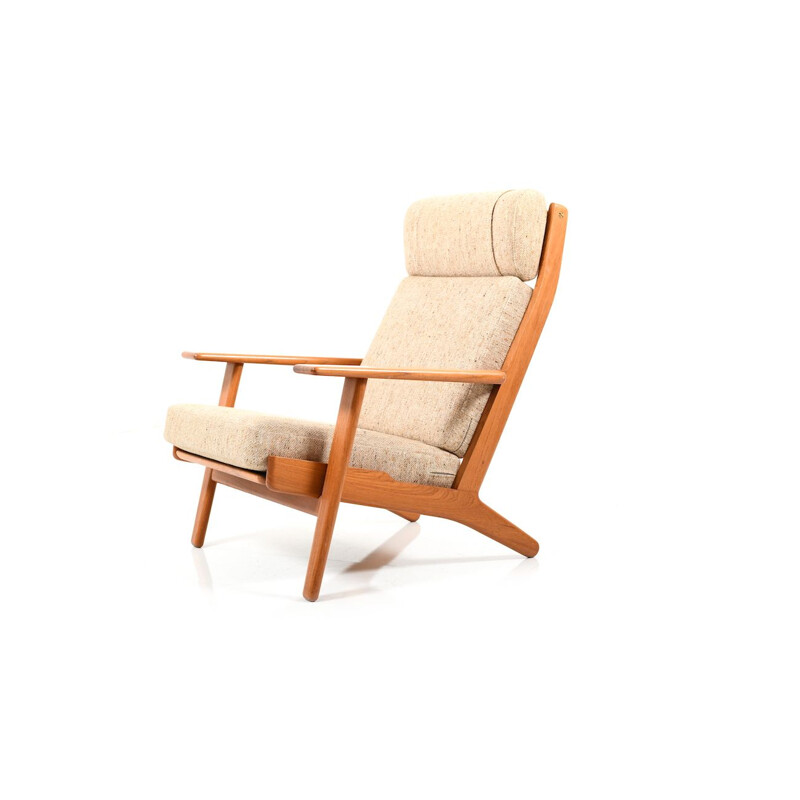 Vintage lounge chair "GE-290" in teak by Hans J. Wegner for Getama