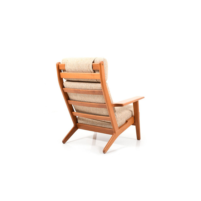 Vintage lounge chair "GE-290" in teak by Hans J. Wegner for Getama