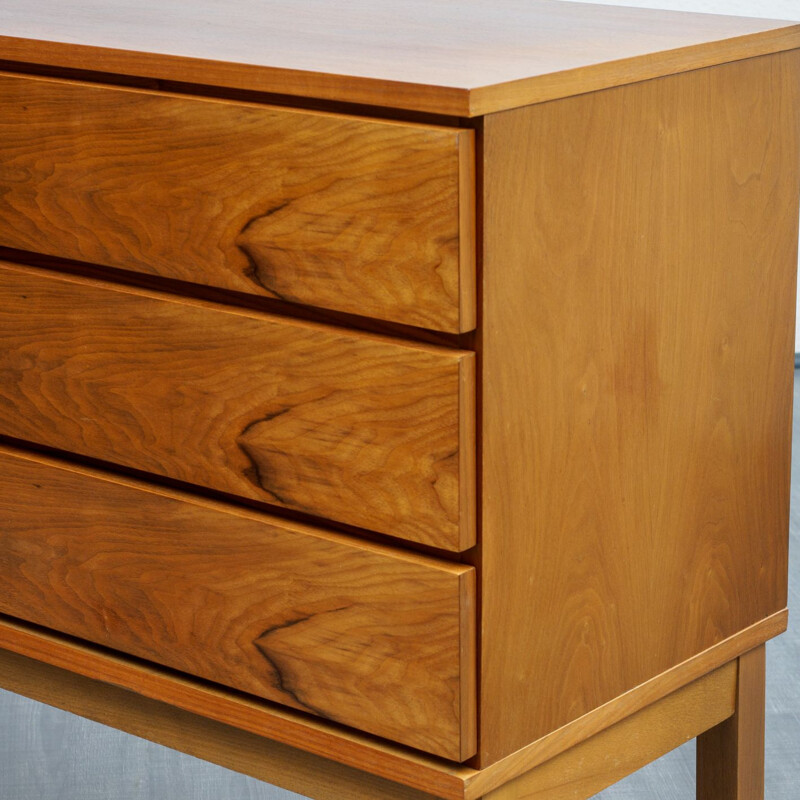 Vintage German sideboard in walnut