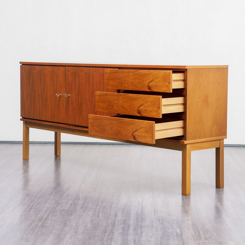 Vintage German sideboard in walnut