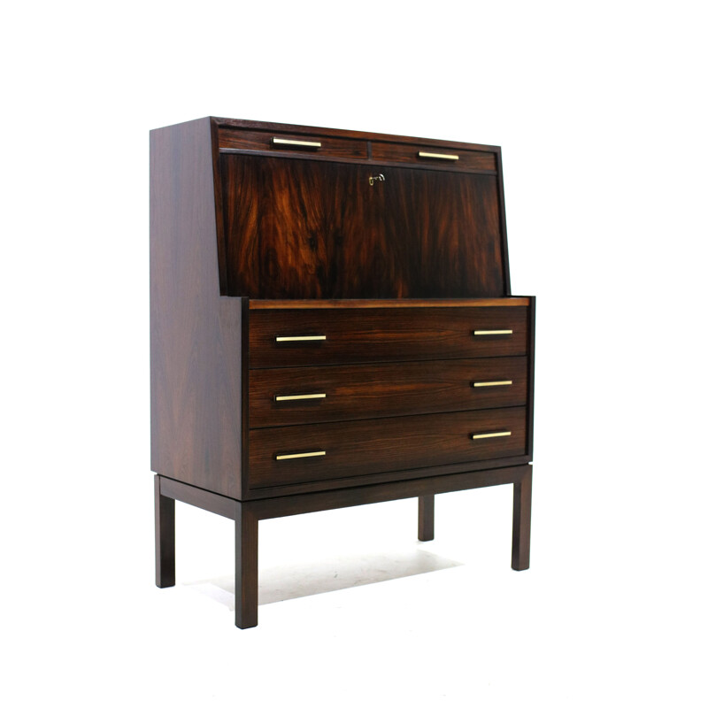 Vintage secretary in rosewood