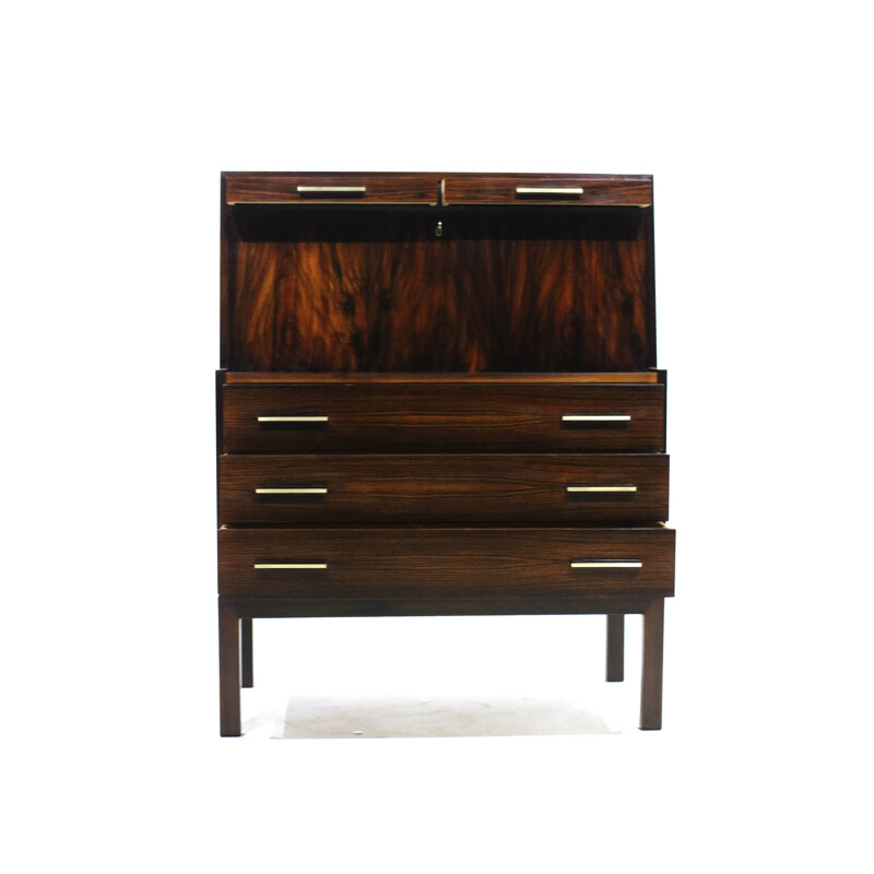 Vintage secretary in rosewood