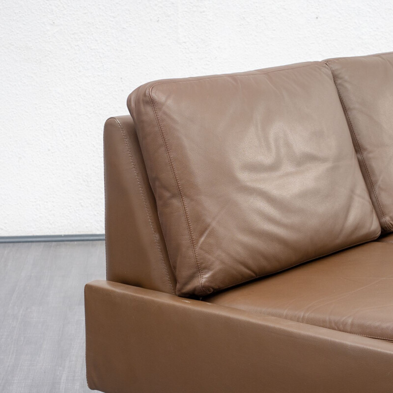 Vintage 3-seater sofa "Conseta" in leather by COR