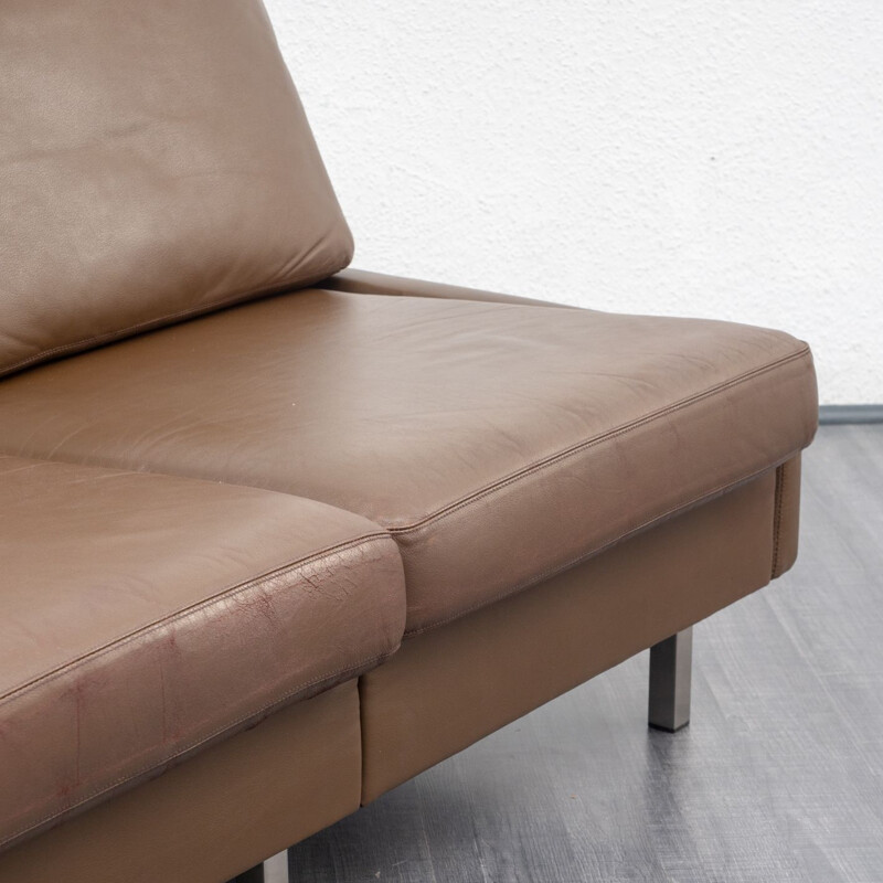 Vintage 3-seater sofa "Conseta" in leather by COR