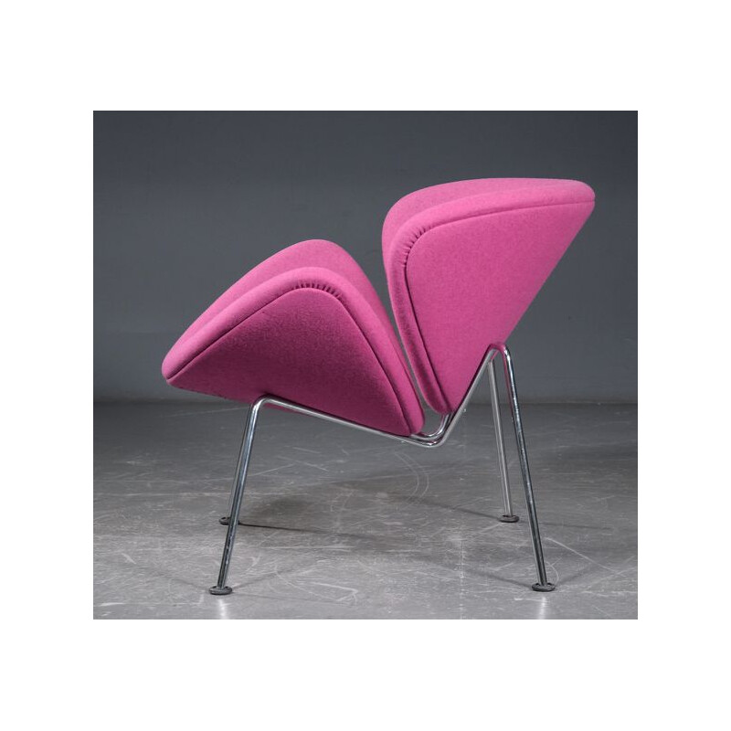 Vintage pink armchair "Orange Slice" by Pierre Paulin for Artifort