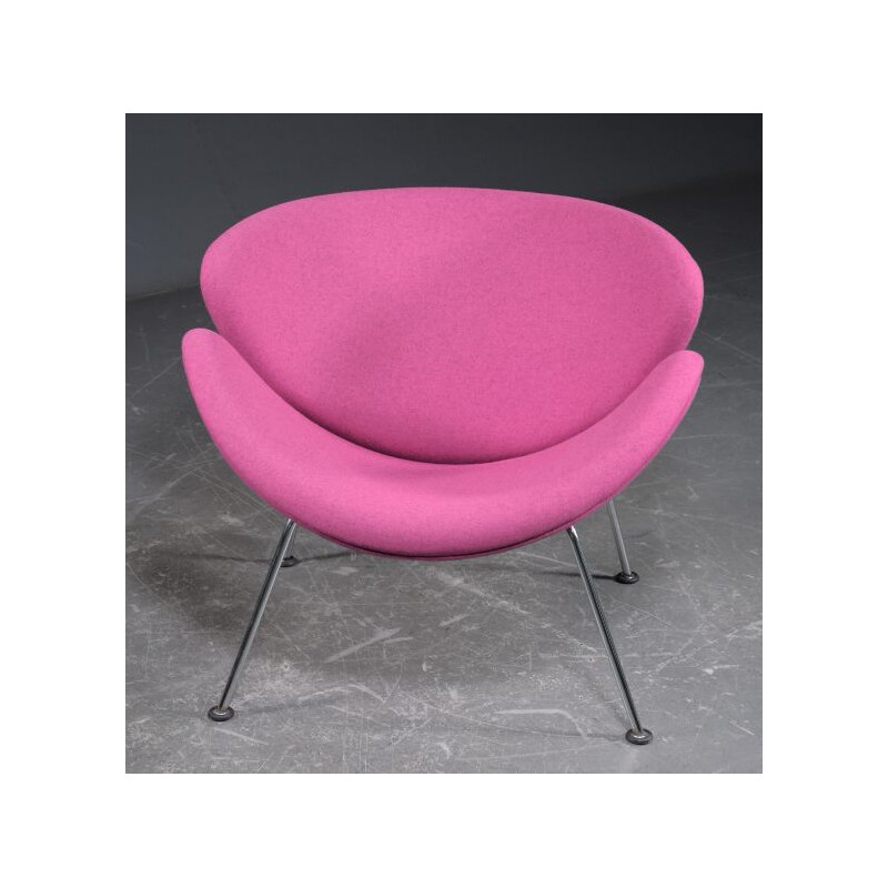 Vintage pink armchair "Orange Slice" by Pierre Paulin for Artifort