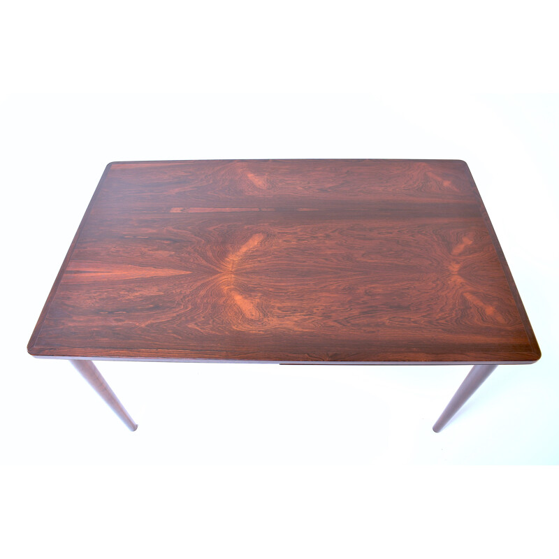 Table vintage Arne Vodder en palissandre de Rio 1960