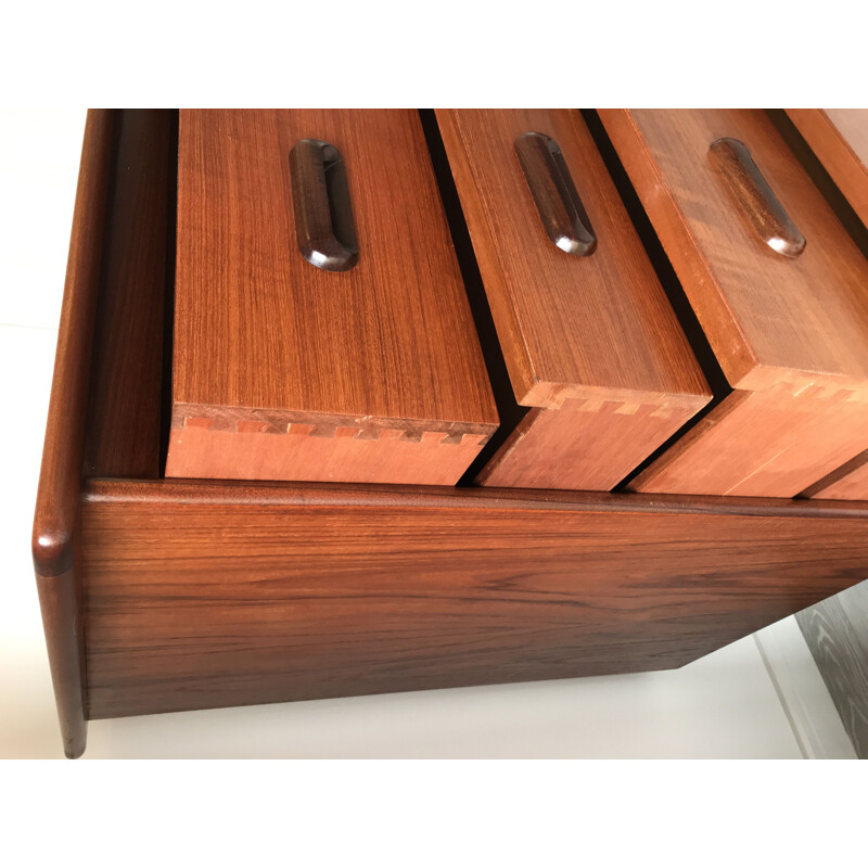 Vintage teak chest of drawers for Younger 1960