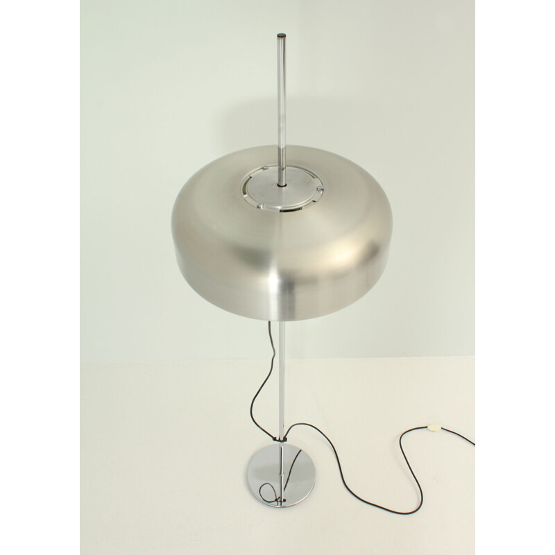 vintage Model 1370 floor Lamp by Staff in metal and aluminium 1960