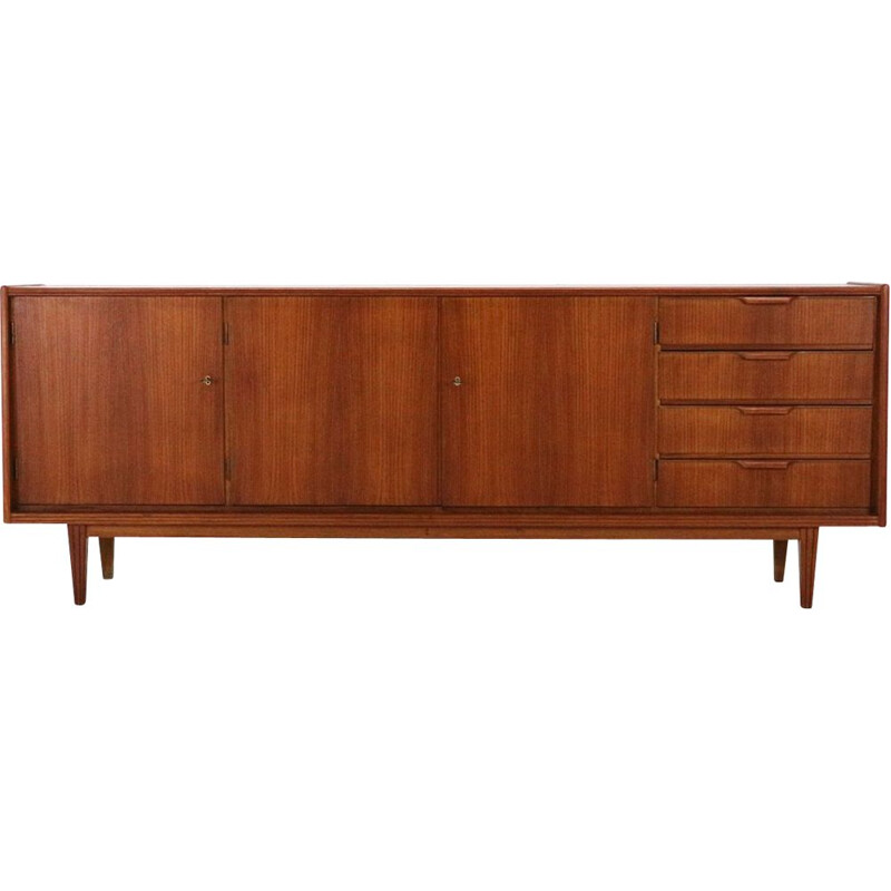 Vintage scandinavian style sideboard in teak