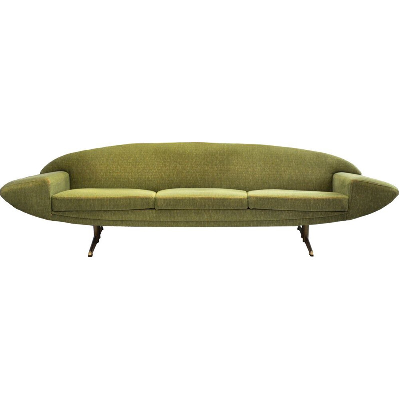 Vintage green 3-seater sofa "Capri" by Johannes Andersen for Trensum