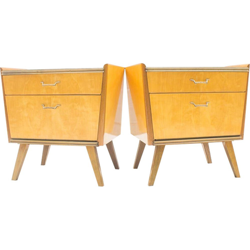 Set of 2 Italian bedside tables