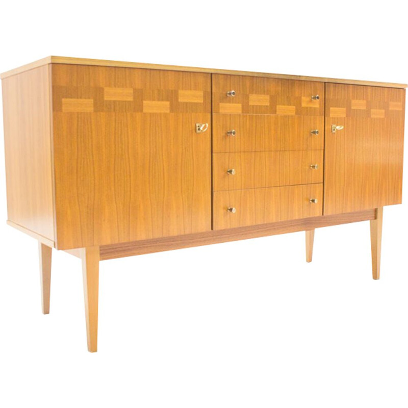 Enfilade scandinave vintage en noyer