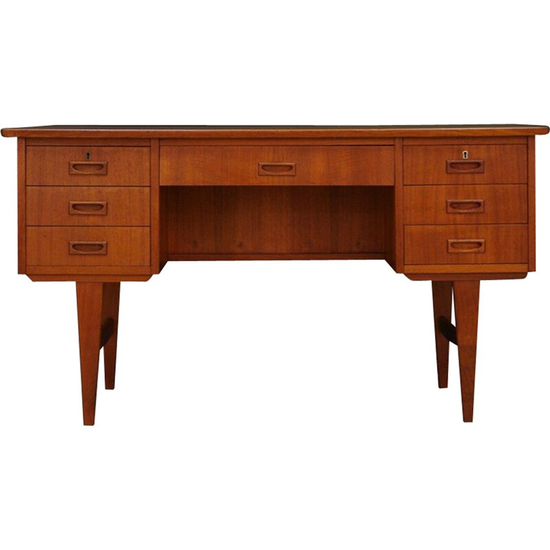 Vintage Scandinavian desk in teak