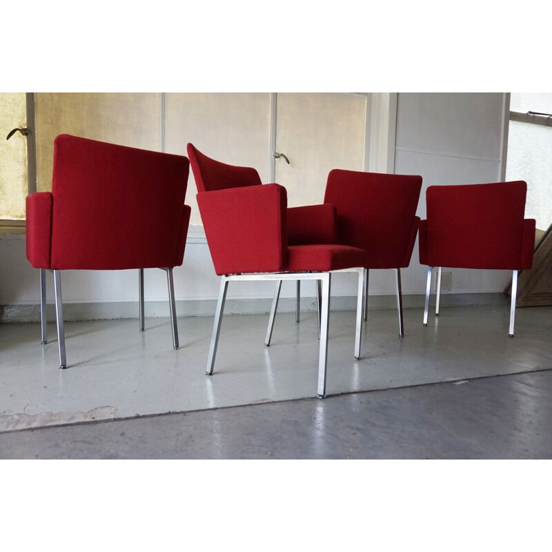 Suite de 4 fauteuils vintage par Hein Salomonson pour AP Originals