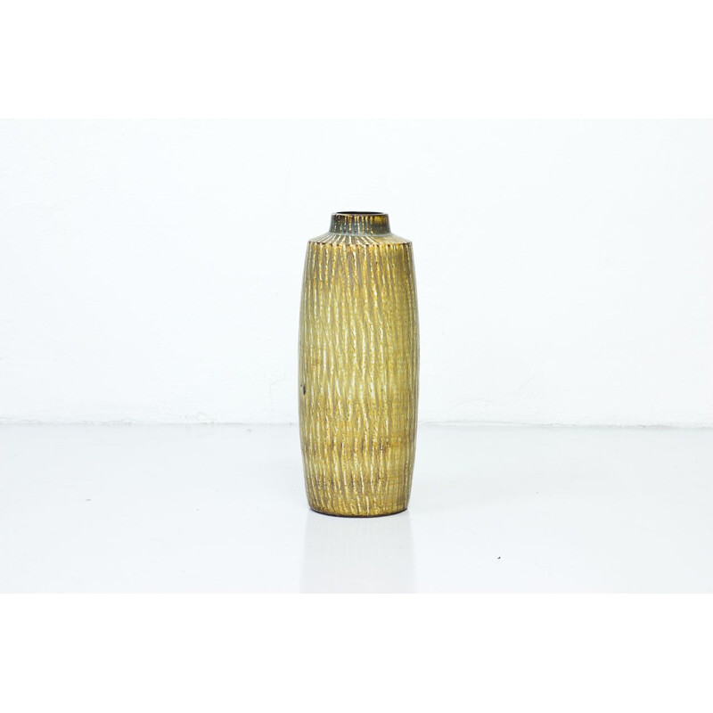 Vintage scandinavian Stoneware floor vase by Gunnar Nylund for Rörstrand