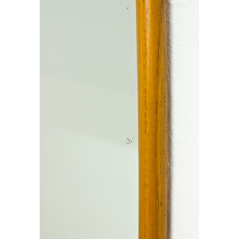 Vintage Swedish teak wall mirror from Fröseke