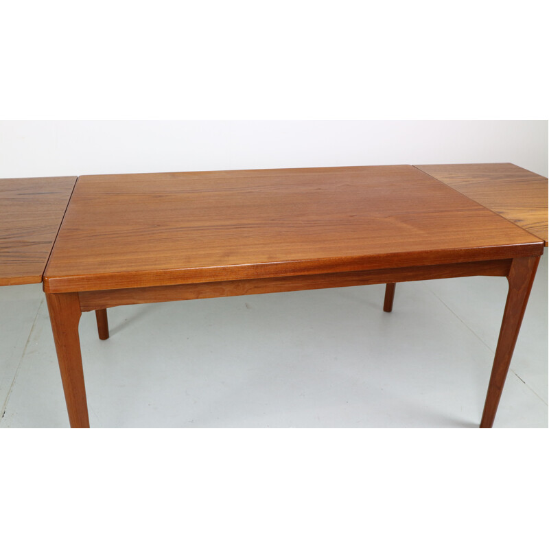 Vintage Danish teak dining table by Henning Kaerjnulf for Vejle Stole