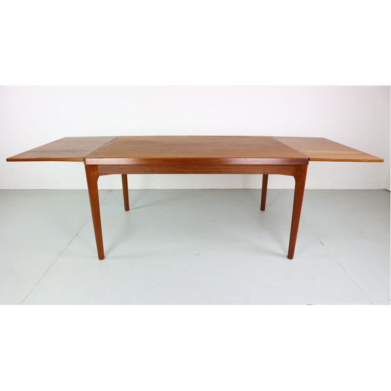 Vintage Danish teak dining table by Henning Kaerjnulf for Vejle Stole