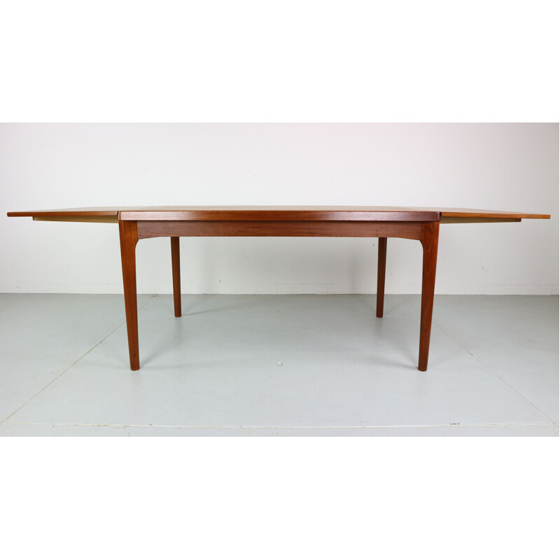 Vintage Danish teak dining table by Henning Kaerjnulf for Vejle Stole