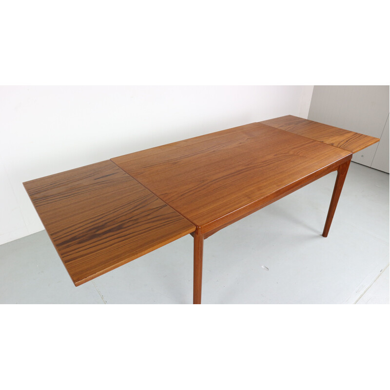 Vintage Danish teak dining table by Henning Kaerjnulf for Vejle Stole