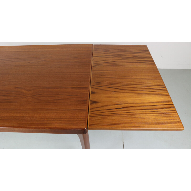 Vintage Danish teak dining table by Henning Kaerjnulf for Vejle Stole