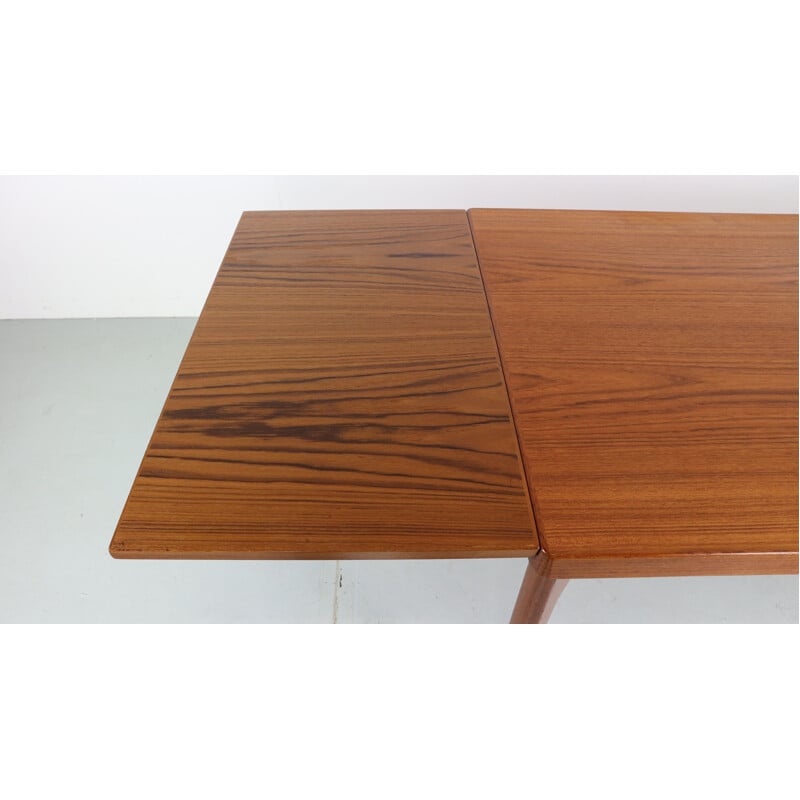 Vintage Danish teak dining table by Henning Kaerjnulf for Vejle Stole