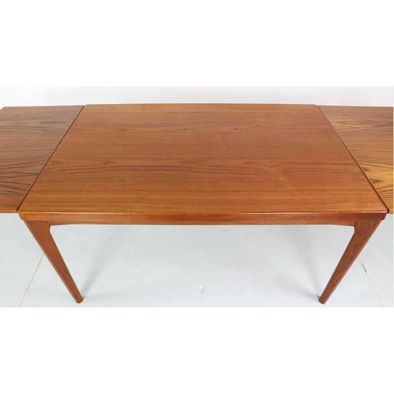 Vintage Danish teak dining table by Henning Kaerjnulf for Vejle Stole