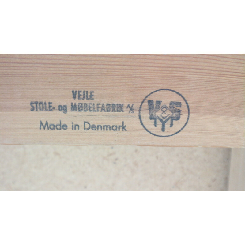 Vintage Danish teak dining table by Henning Kaerjnulf for Vejle Stole