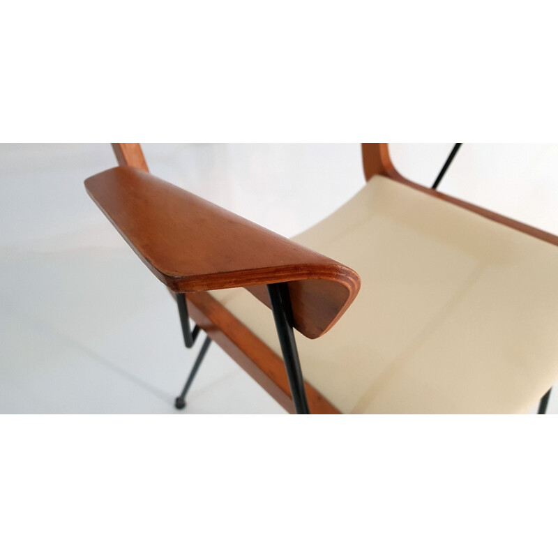 Vintage Boomerang desk chair by Carlo Ratti