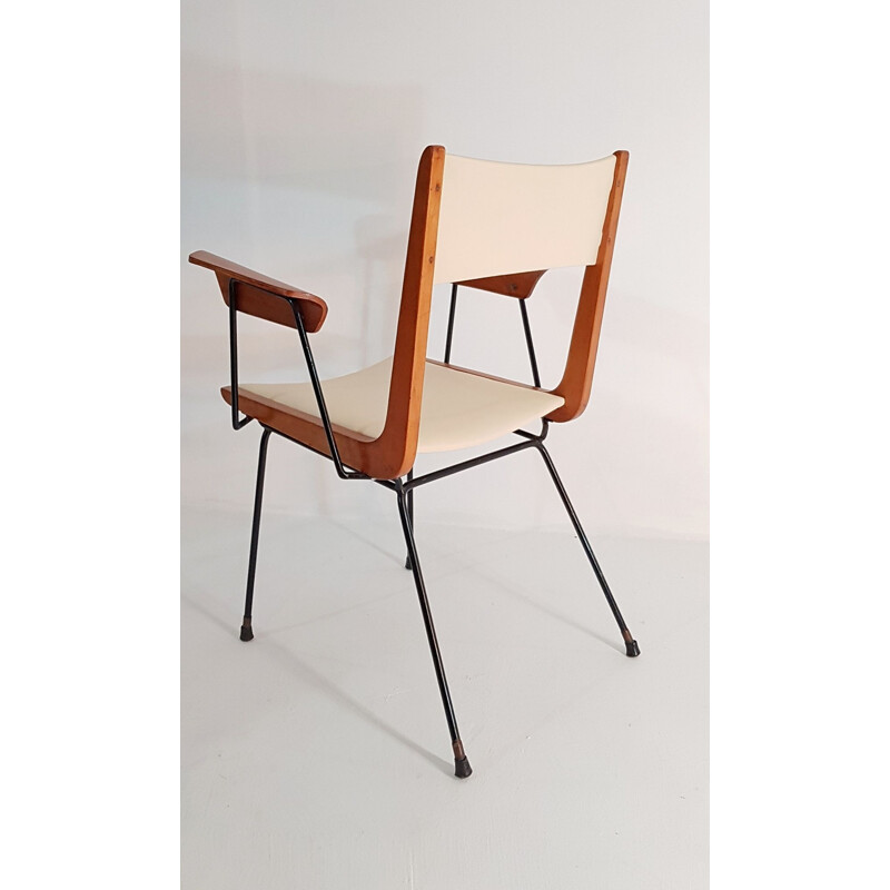 Vintage Boomerang desk chair by Carlo Ratti