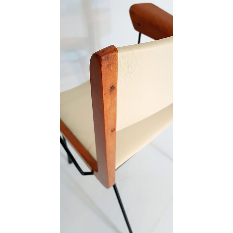 Vintage Boomerang desk chair by Carlo Ratti