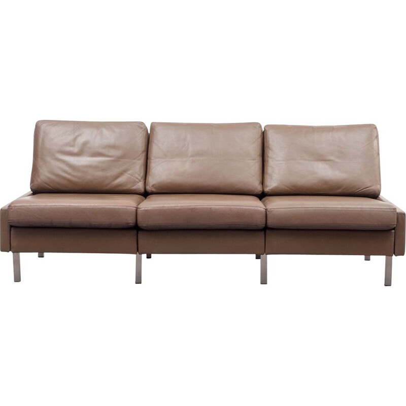 Vintage 3-seater sofa "Conseta" in leather by COR