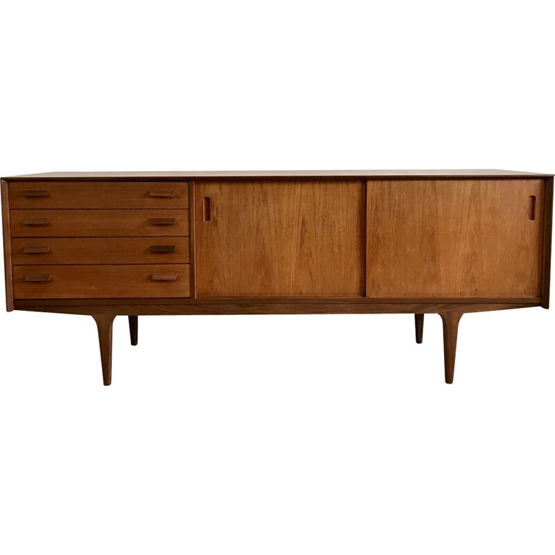 Vintage scandinavian Trento teak sideboard for Hugo Troeds 1960