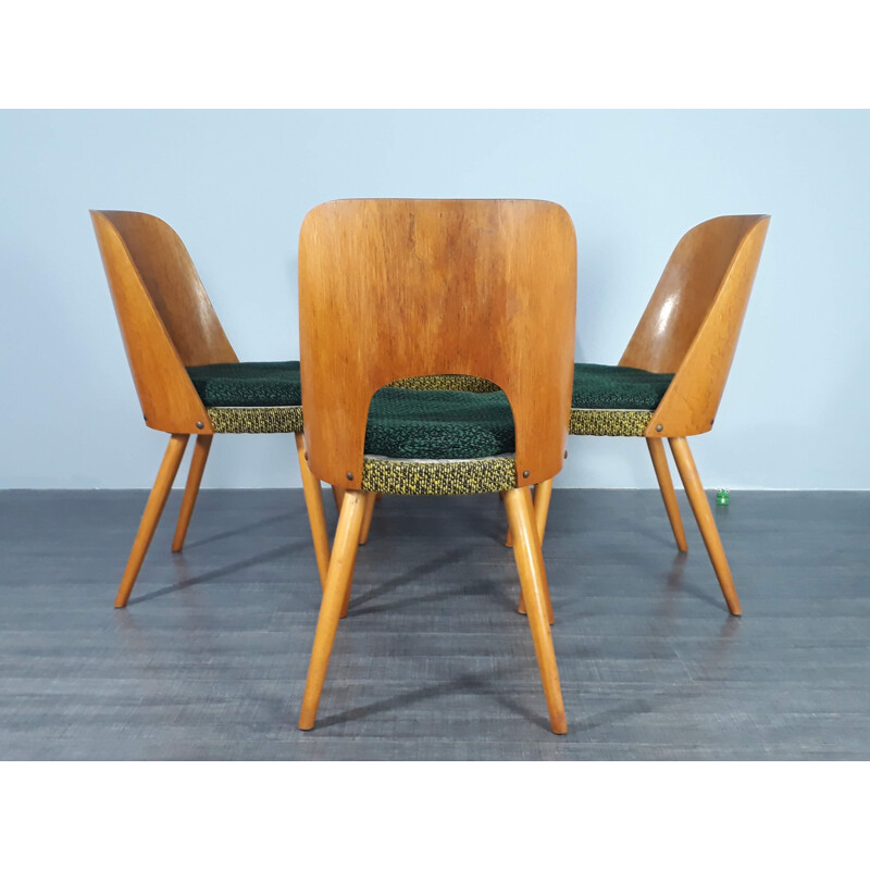 Set of 4 vintage Czech chairs by Tatra