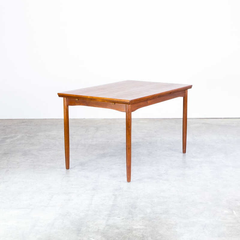 Vintage danish teak dining table for Randers Møbelfabrik