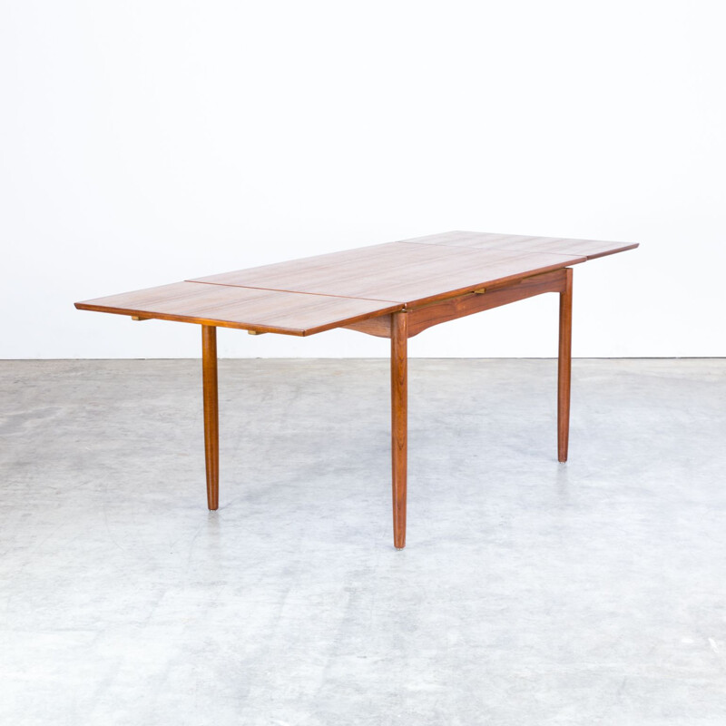 Vintage danish teak dining table for Randers Møbelfabrik