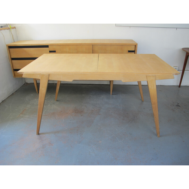 Dining table "Ermenonville", Gérard GUERMONPREZ - 1950s