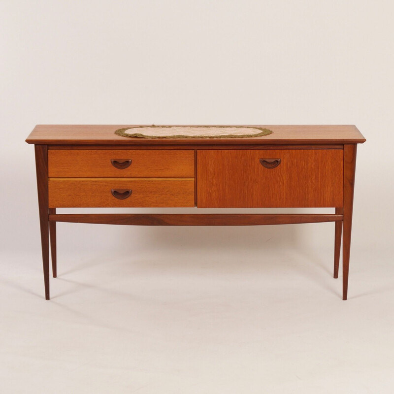 Vintage teak dressing table by Louis van Teeffelen for Wébé