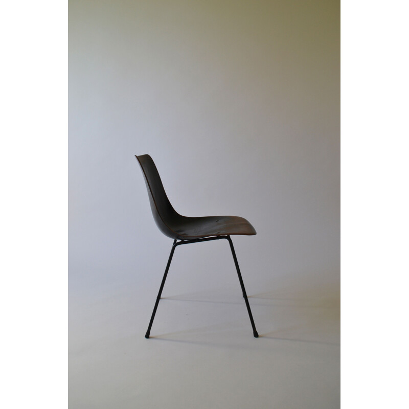 Set of 2 vintage chairs CM131 by Pierre Paulin for Thonet, 1953