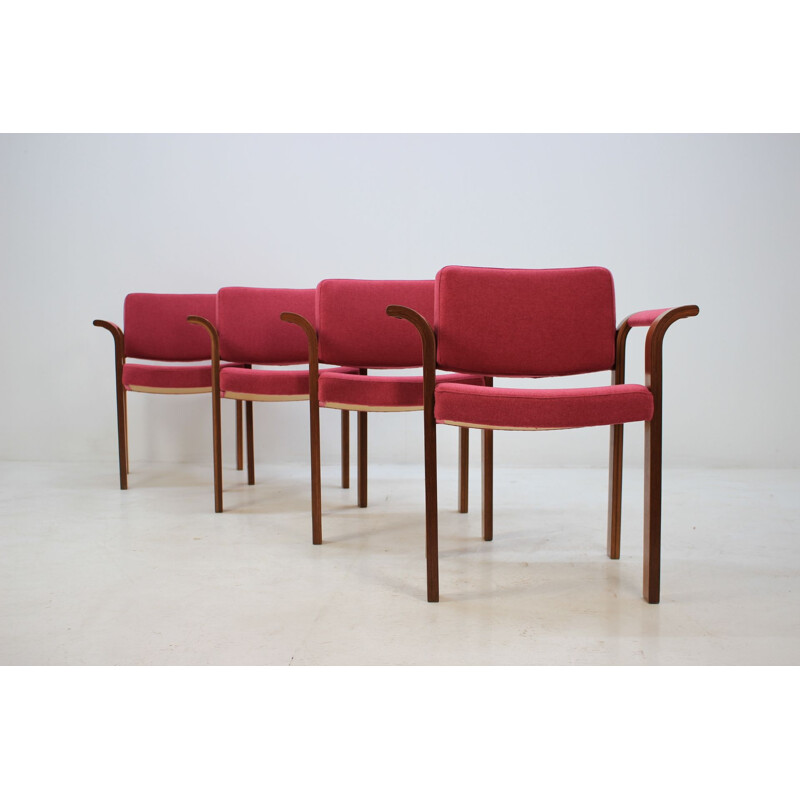 Set of 4 vintage chairs by Rud Thygesen and Johnny Sørensen for Magnus Olesen