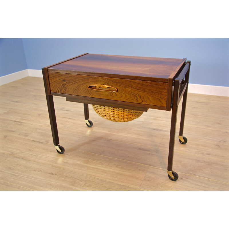 Vintage Danish side table in rosewood