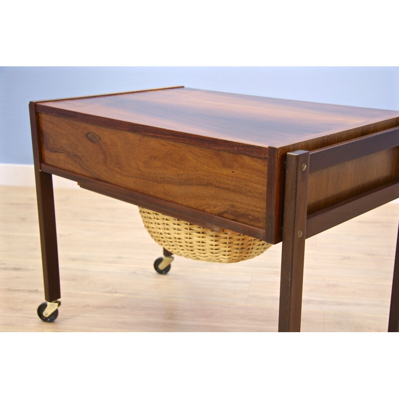 Vintage Danish side table in rosewood